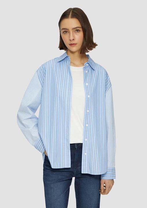 Produktbild S.Oliver Bluse Popeline-Bluse im Relaxed Fit mit Streifenmix (32)