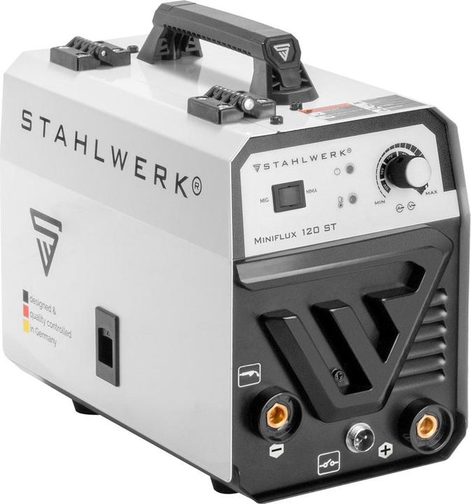 Actual product image Stahlwerk Mini FLUX 120 ST welding machine with ARC | MMA function, fully equipped