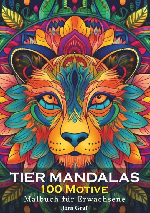 tolino Graf:Malbuch für Erwachsene - Tier Mand