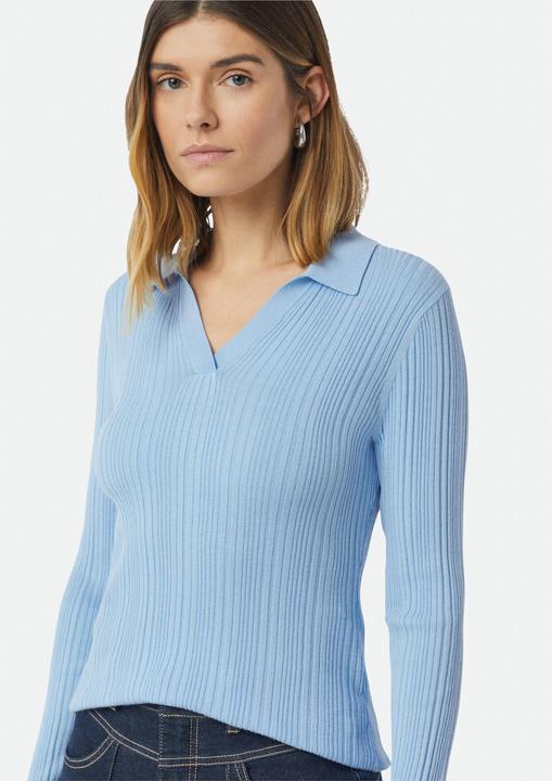 Actual product image Comma Strickpullover Elastischer Slim-Fit-Pullover mit Polokragen (44)