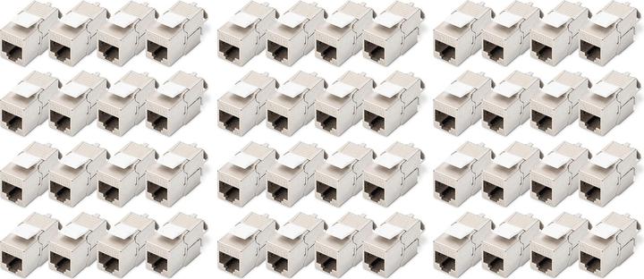 Actual product image Digitus CAT 6A Keystone Jack, shielded, 48 pcs. tool-free connection (Keystone module)