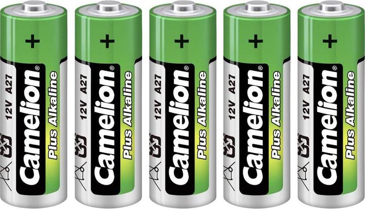 Actual product image Camelion LR27 special battery 27 A Alk (5 pcs., A27, 26 mAh)