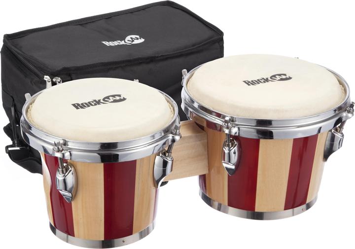 Produktbild PDT Rockjam 7" and 8" Bongo Set Stripe (Perkussion)