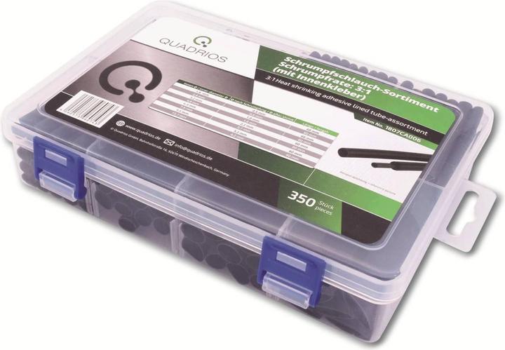 Quadrios Premium-Schrumpfschlauch-Set, - 350 tlg (100x)