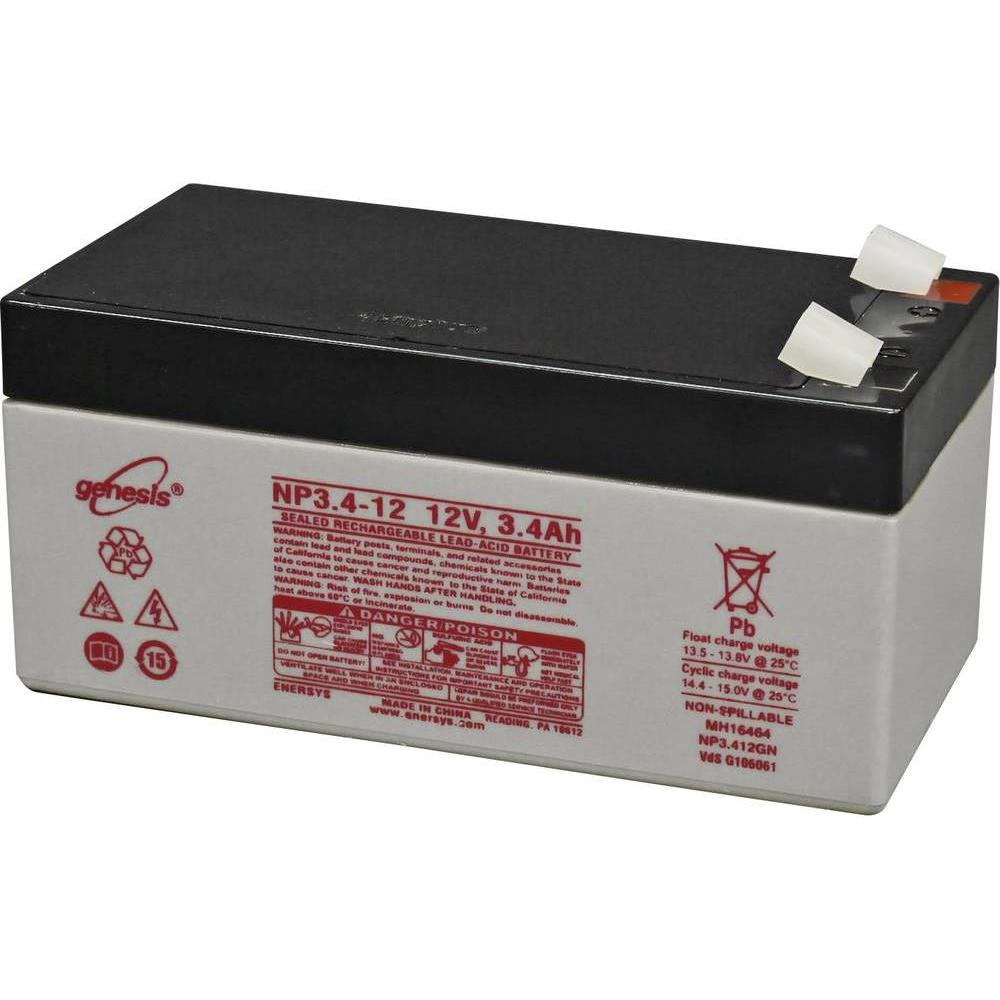 EnerSys Genesis NP3.4-12 Bleiakku 12 V (12 V, 3400 mAh) (NP3.4-12)