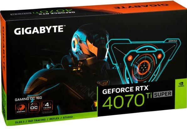 Productafbeelding Gigabyte GeForce RTX 4070 Ti SUPER GAMING OC 16G (16 GB)