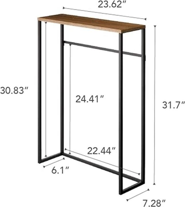 Actual product image Yamazaki TOWER console table (60 x 80.5 x 18.5 cm)