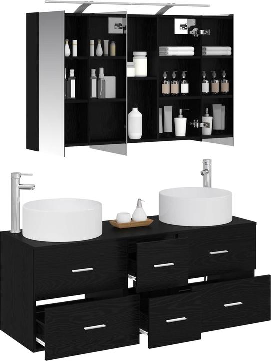 Produktbild vidaXL Badezimmerschrank-Set