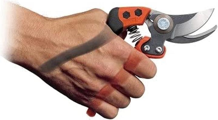 Image du produit Bahco Sécateur ERGO de taille moyenne à contournement de 20 mm avec poignée fixe à revêtement élastomère