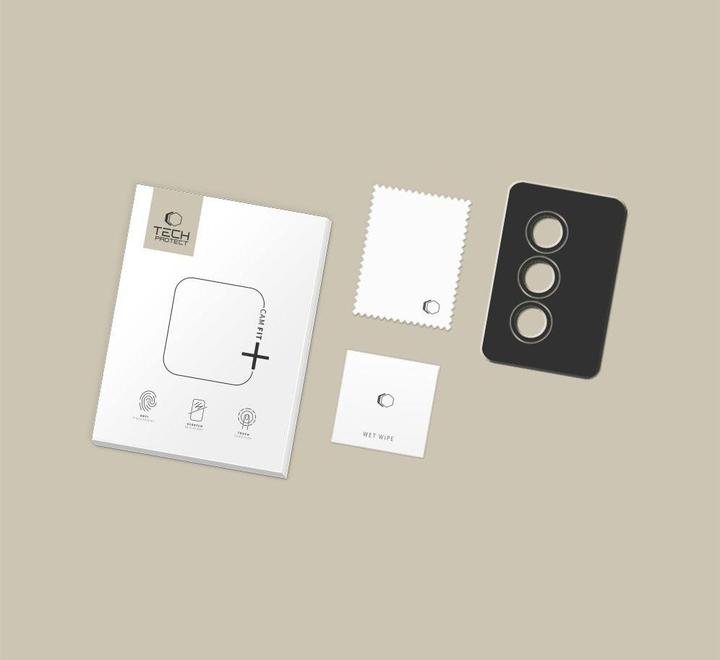 Actual product image Tech-Protect Camring Fit+ Lens Protector for Samsung Galaxy S25 FE (1 pcs., Samsung Galaxy S25 FE)