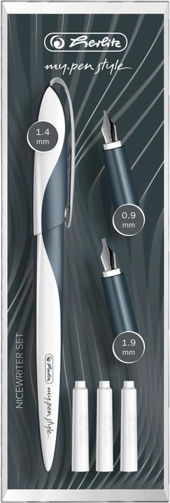 Produktbild Herlitz My.pen style Nicewriter (Grau, 1 x)