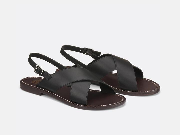 Actual product image La Redoute Collections Signature-Sandalen Laurine aus Glattleder (42)