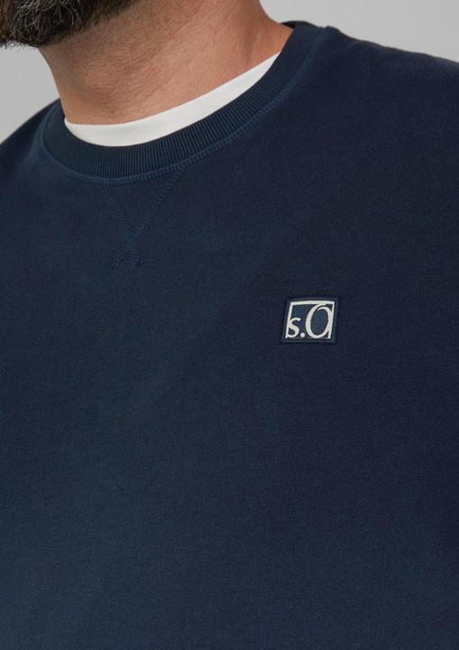 Produktbild s.Oliver Sweatshirt Sweatshirt aus Baumwollmix mit Crew Neck (4XL)