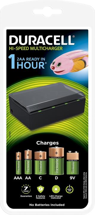 Produktbild Duracell Multi Charger (1 Stk., C, D, AA, AAA, Ladegerät ohne Akku)