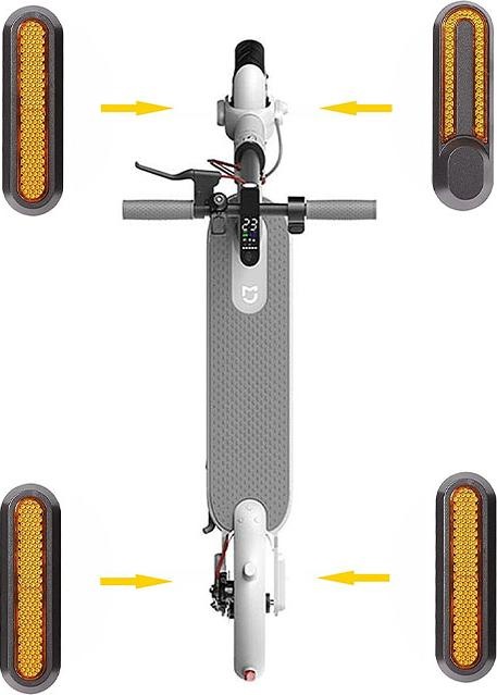 Image du produit Homava Réflecteurs (Mi E-Scooter)