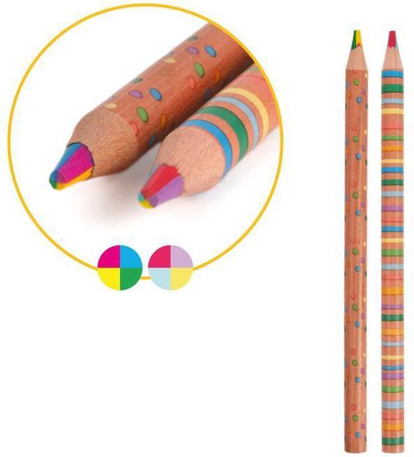 Produktbild Trendhaus Buntstifte Regenbogen 2er-Set (2x)