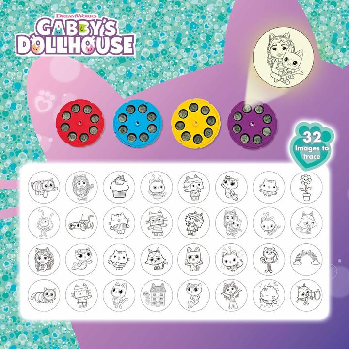 Actual product image Lisciani Gabby'S Dollhouse Projector Drawing School (Italian)