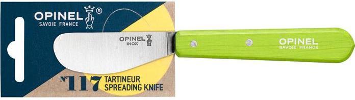 Actual product image Opinel N°117 Spreading knife apple green (1 Piece, Knife)