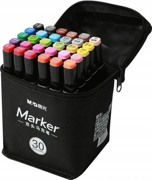 Produktbild M & G Doppelseitiger Kunstmarker, 30 M&G-Farben (30x)