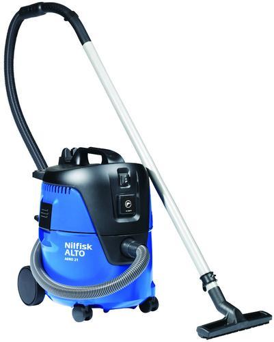 Nilfisk AERO 21-21 PC Zwart, Blauw (Nat-droog stofzuiger)
