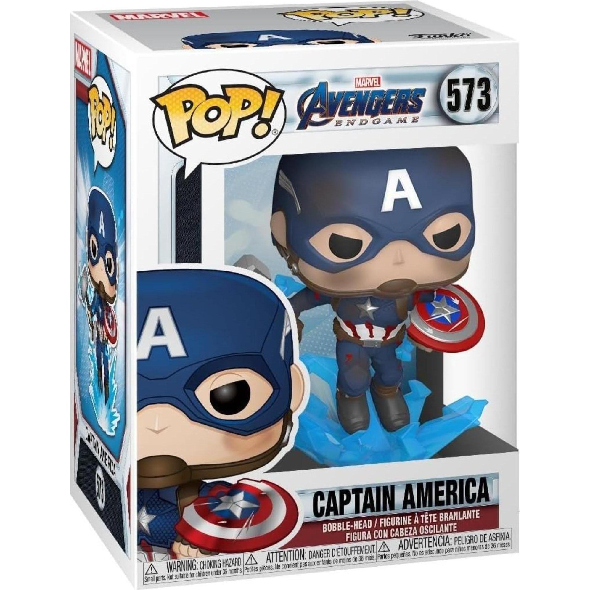Thumbnail - Funko POP! Avengers: Captain America with Broken Shield & Mjölnir