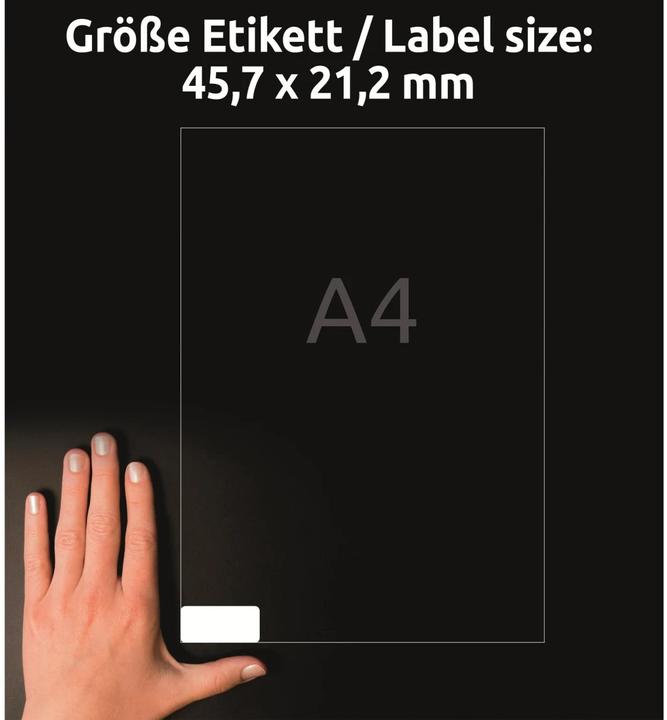 Produktbild Avery Etiketten, ablösbar, Home Office, Kleinpackung