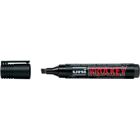 Thumbnail - Uni-ball, Marker, Flipchartmarker uni PROCKEY 3-6mm schwarz (Schwarz, 6 mm, 1 x)