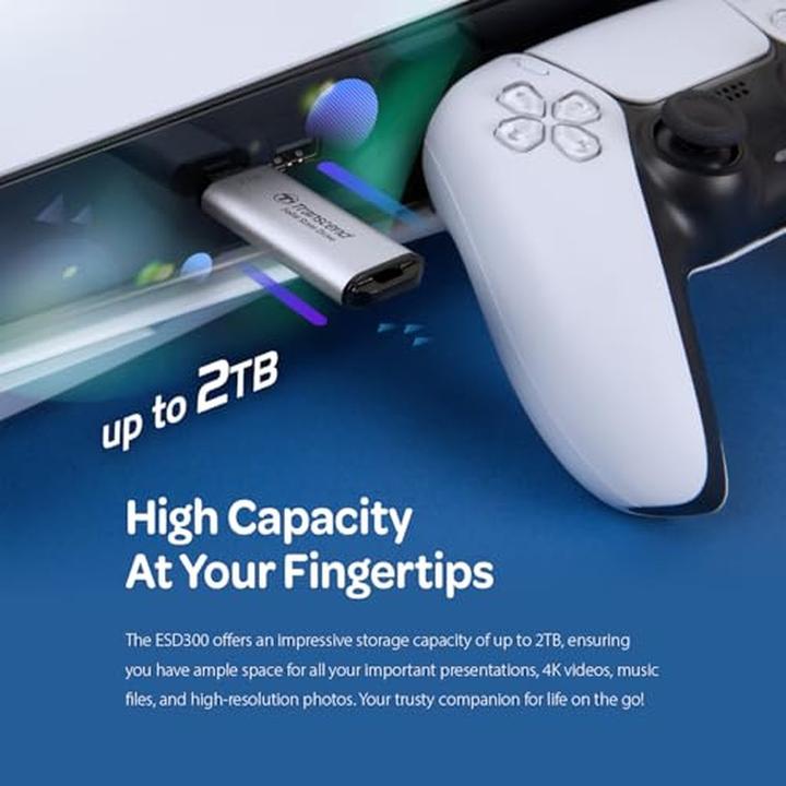 Actual product image Transcend ESD300 (2000 GB, USB-C)