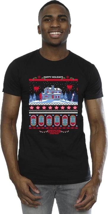Produktbild Netflix Stranger Things Fair Isle TShirt (S)