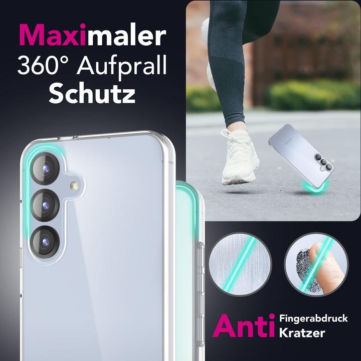 Produktbild Nalia 360Guard - Klare 360 Grad Hülle - Full Protection Cover (Samsung Galaxy S25)