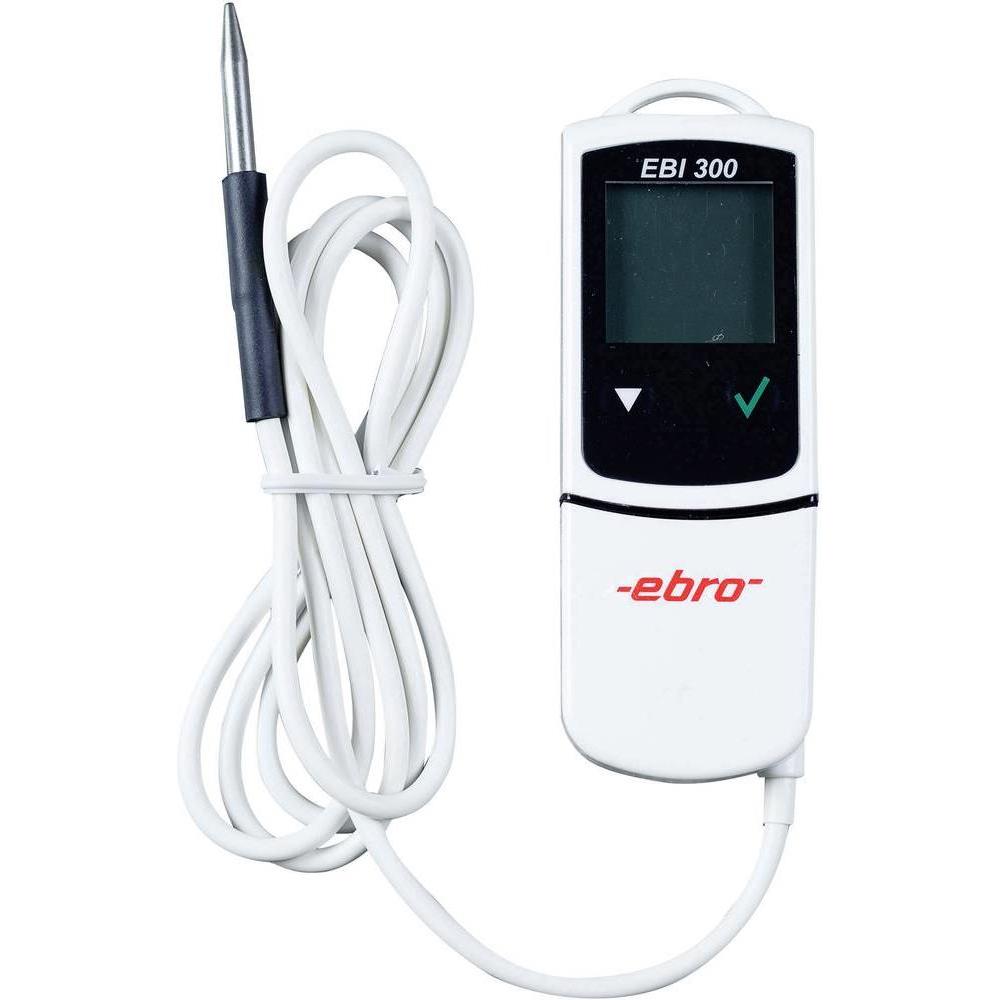 Ebro EBI 300 TE Temperatur-Datenlog (Thermometer), Messtechnik, Weiss, Schwarz