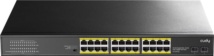 Produktbild Cudy Switch GS1028PS2 24 xGE PoE + 300 W 2 xSFP (26 Ports)
