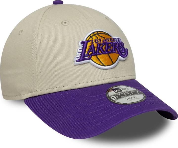 Produktbild New Era 9Forty Kinder Cap - Los Angeles Lakers beige - Child