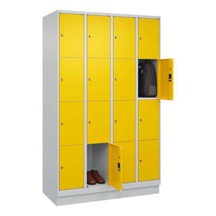 Produktbild C+P Fächerschrank Classic Plus, 4 Fächer übereinander, Abteilbreite 30 cm, mit Sockel (120 cm, 195 cm)