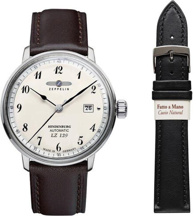 Produktbild Zeppelin Sehen Sie sich die Hindenburg Automatikuhr 80645n an (Analoguhr, 40 mm)