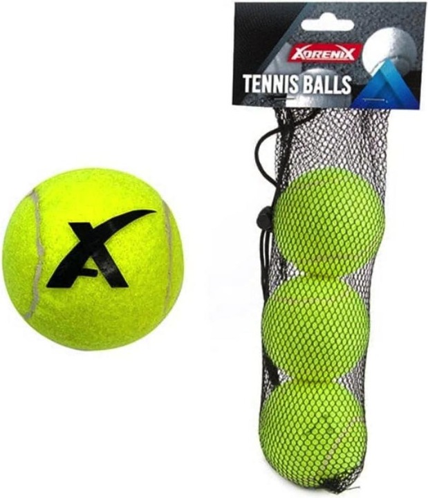 Produktbild Toi-Toys Adrenix Tennisbälle mit wiederverschliessbarem Netz, 3 Stk.
