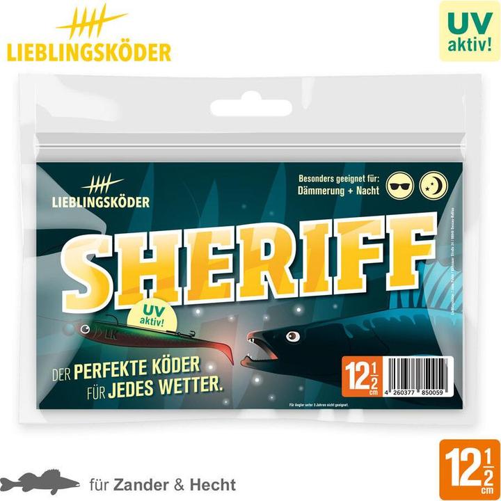 Actual product image Lieblingsköder Sheriff (twilight, night) (10 cm)