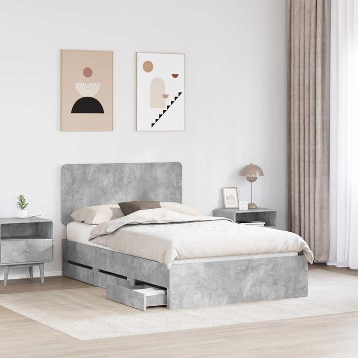 Image du produit vidaXL Moderner Bettrahmen (135 x 190 cm)