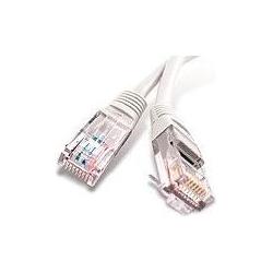 Exertis Connect Patchkabel, CAT.6, U/UTP, ungeschirmt, Kupfer, grau, 0,5 m Patchkabel mit Rastnasenschutz (U/UTP, CAT6, ...