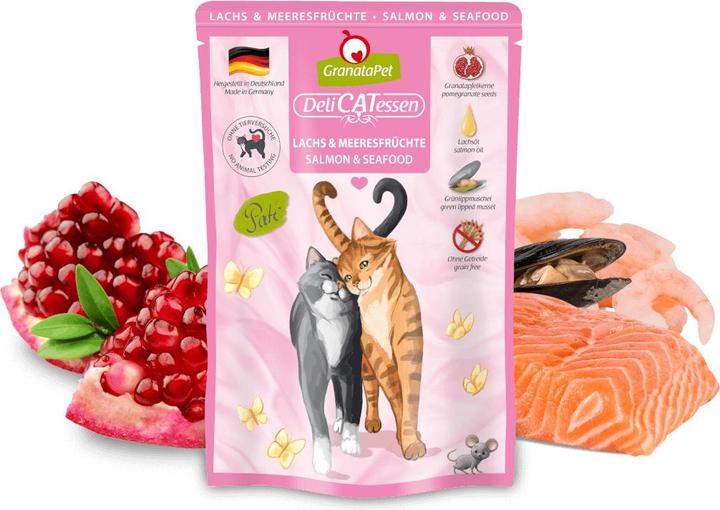 Produktbild Granatapet Delicatessen Pouch Lachs & Meeresfrüchte (Adult, 1 Stk., 85 g)