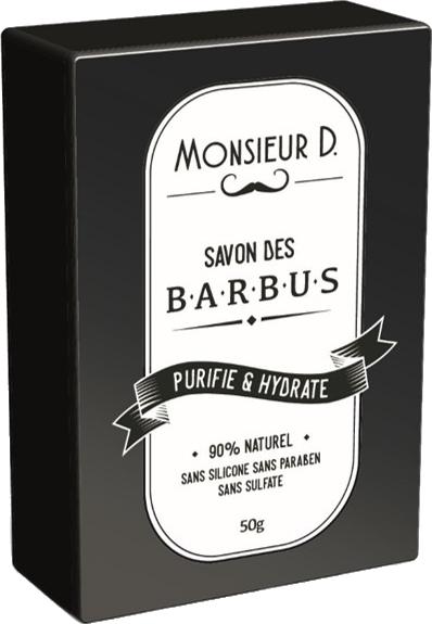 Actual product image Monsieur D. Beard cleaning soap
