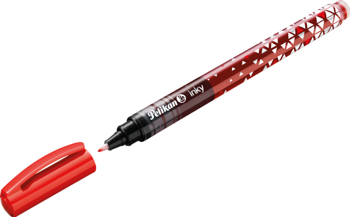 Actual product image Pelikan Ink pen Inky 273 red, blister pack visible ink level, line width: 0.5 mm (Red, 1 x)