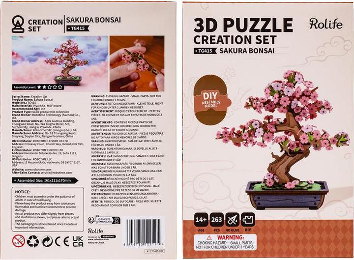 Image du produit Robotime Sakura Bonsai (263 pièces)