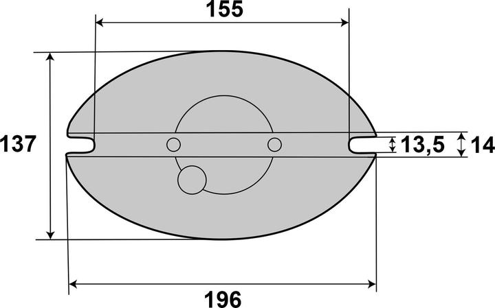 Produktbild Paulimot Maschinenschraubstock 77 mm Backenbreite, selbstzentrierend (76 mm)