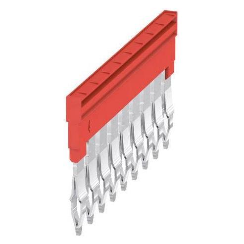Weidmüller Rosso Materiale Installazioni Elettriche, Connettore Trasversale Zqv 4N/9 Rd Per Terminali