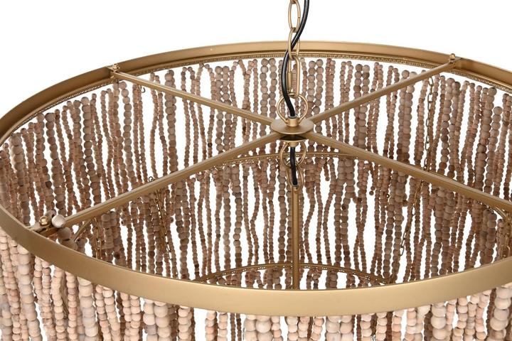 Actual product image Techo Lamp with Natural Balls