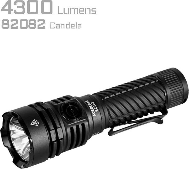 Actual product image AceBeam LED-Taschenlampe EC90, 4'300 Lumen (inkl. Akku) (13.75 cm, 4300 lm)