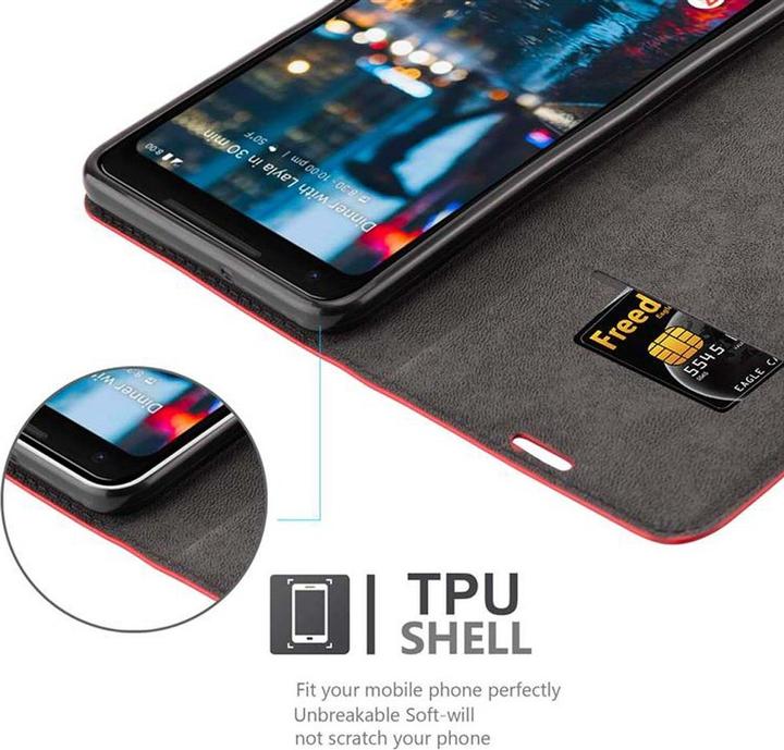 Immagine prodotto Cadorabo Copertina magnetica invisibile del libro (Google Pixel 2 XL)