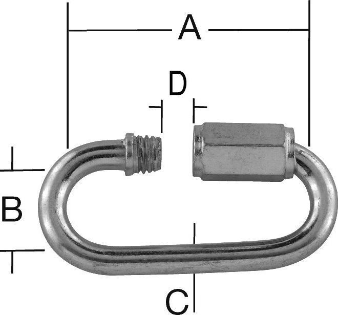 Vormann Maglia rapida 3,5 mm zincata 100 pezzi.