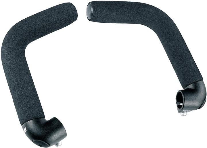 Ergotec Lenkerendgriffe, Barend Touring mit Griffe, lang black